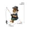 Whimsical Fishing Gnome Statue Resin Garden Figurine For Outdoor Garden Decor 5