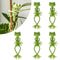 Cute Frog Plant Support Clips 135pcs Reusable Frog Plant Stand Flower Pot Hugger For Vines Stems 0