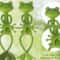 Cute Frog Plant Support Clips 135pcs Reusable Frog Plant Stand Flower Pot Hugger For Vines Stems 3