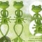 Cute Frog Plant Support Clips 135pcs Reusable Frog Plant Stand Flower Pot Hugger For Vines Stems 3