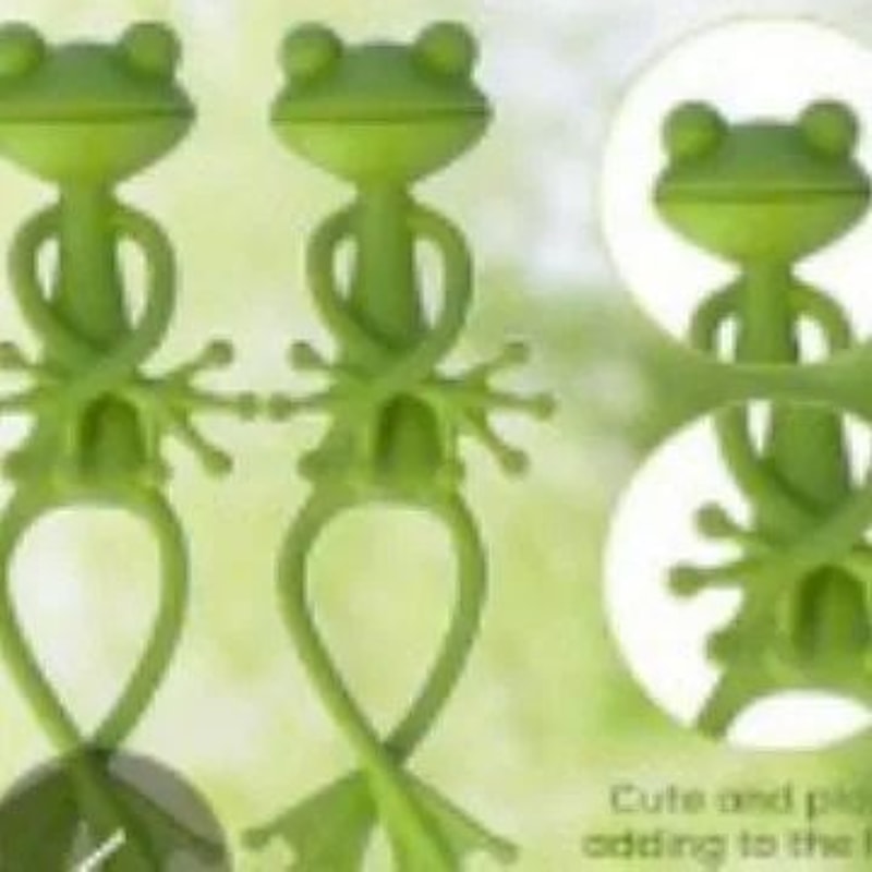 Cute Frog Plant Support Clips 135pcs Reusable Frog Plant Stand Flower Pot Hugger For Vines Stems 3