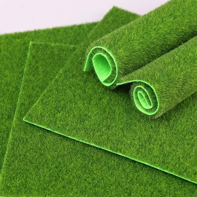 Premium DIY Artificial Grass Mat Green Lawn Turf Carpet For Home Garden Wedding Aquarium Decor 2