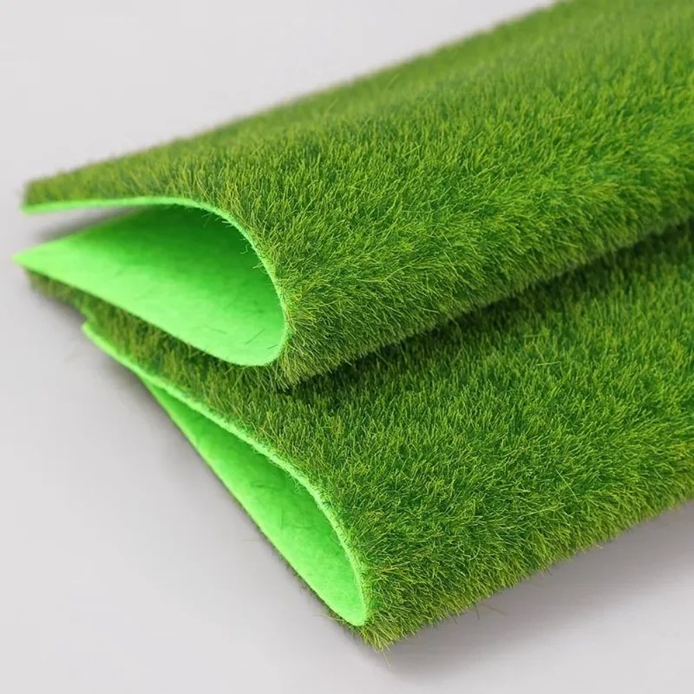 Premium DIY Artificial Grass Mat Green Lawn Turf Carpet For Home Garden Wedding Aquarium Decor 3