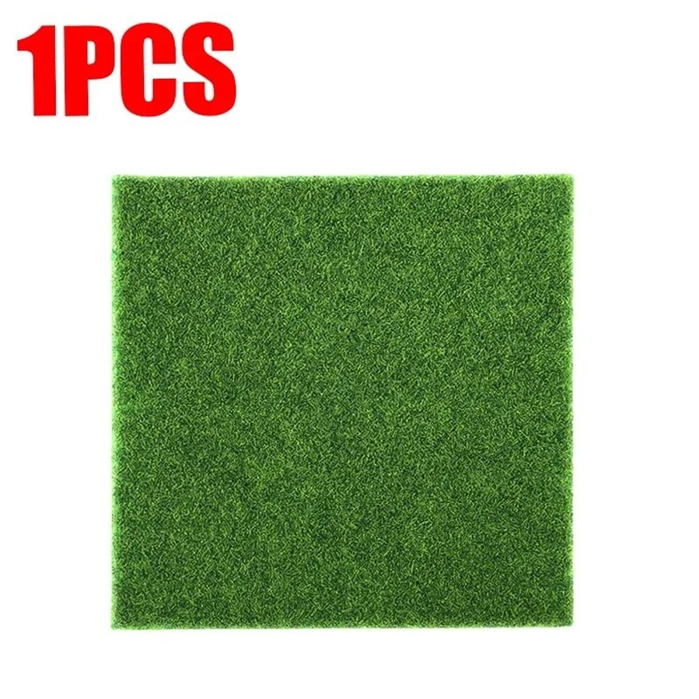 Premium DIY Artificial Grass Mat Green Lawn Turf Carpet For Home Garden Wedding Aquarium Decor 6