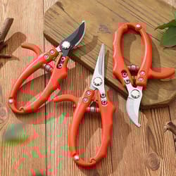 precision branch scissors for bonsai and fruit trees, non-slip bonsai pruning shears for clean cuts