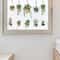 Hanging Potted Plant Window Clings Set Reusable Removable Window Stickers For Fresh Botanical Deco 4