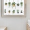 Hanging Potted Plant Window Clings Set Reusable Removable Window Stickers For Fresh Botanical Deco 4