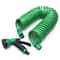 EVA Recoil Coiled Garden Hose With 8Function Sprayer Lightweight Recoil Garden Hose For Pet Bathin 4