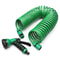 EVA Recoil Coiled Garden Hose With 8Function Sprayer Lightweight Recoil Garden Hose For Pet Bathin 4