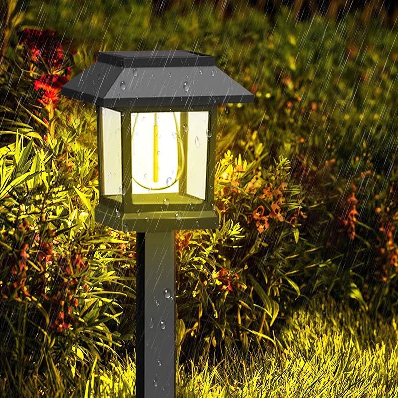 2Pack Solar Pathway Lights Outdoor Waterproof Auto OnOff Garden Walkway Stakes 1