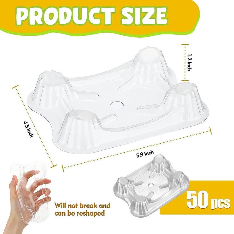 50Pack Garden Melon Cradle Supports Watermelon Support Stand Pumpkin Holder Set 3