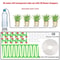 Garden Adjustable Drip Irrigation Kit With Regulating Valve 47mm Irrigation Hose Micro Drippers For 16