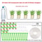 Garden Adjustable Drip Irrigation Kit With Regulating Valve 47mm Irrigation Hose Micro Drippers For 18