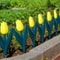TulipSnap 10Piece Garden Edging Fence Interlocking Flower Bed Border Panels 0