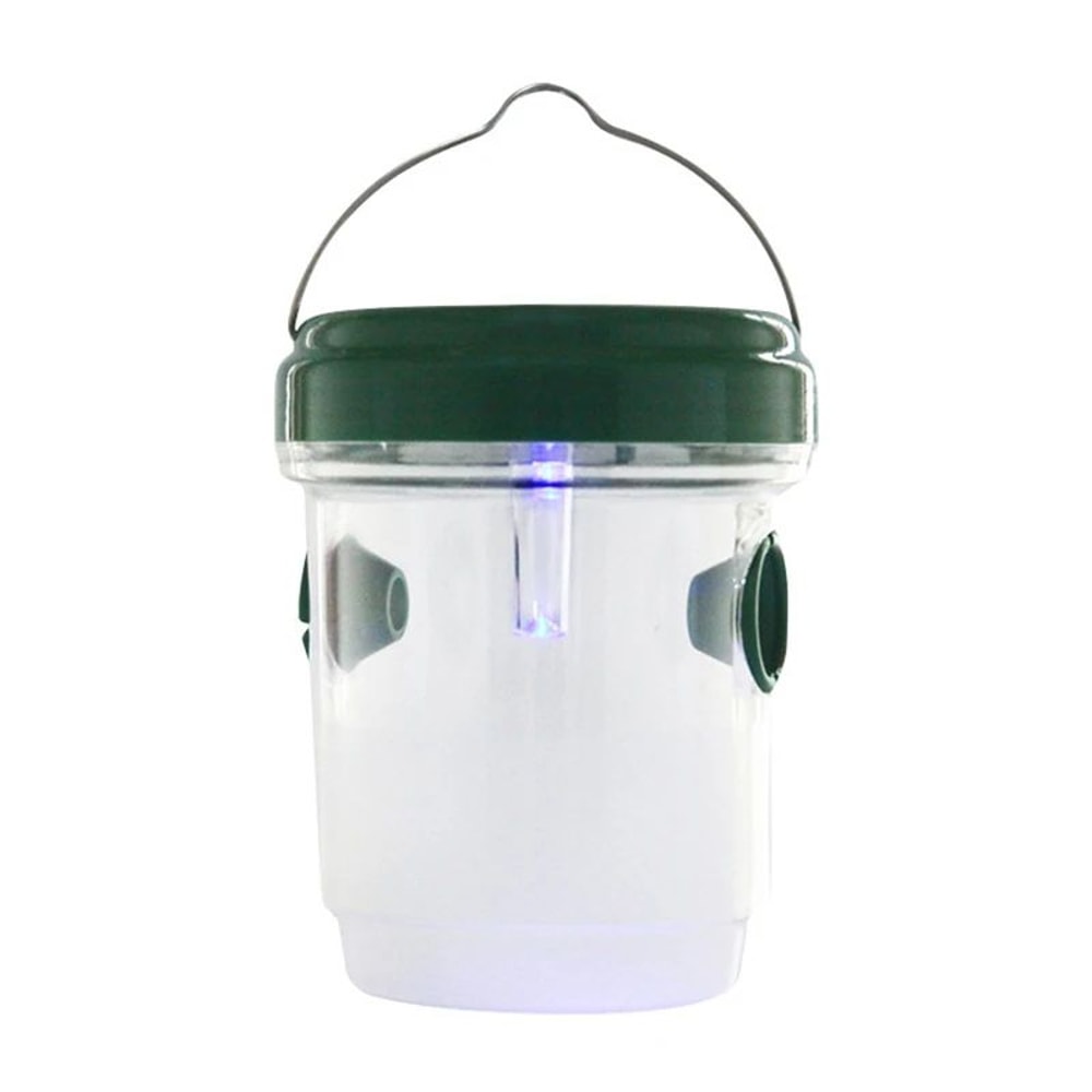 Solar LED Solar Wasp Trap Outdoor Fruit Fly Trap Reusable Hanging Insect Catcher For Garden Orch 3