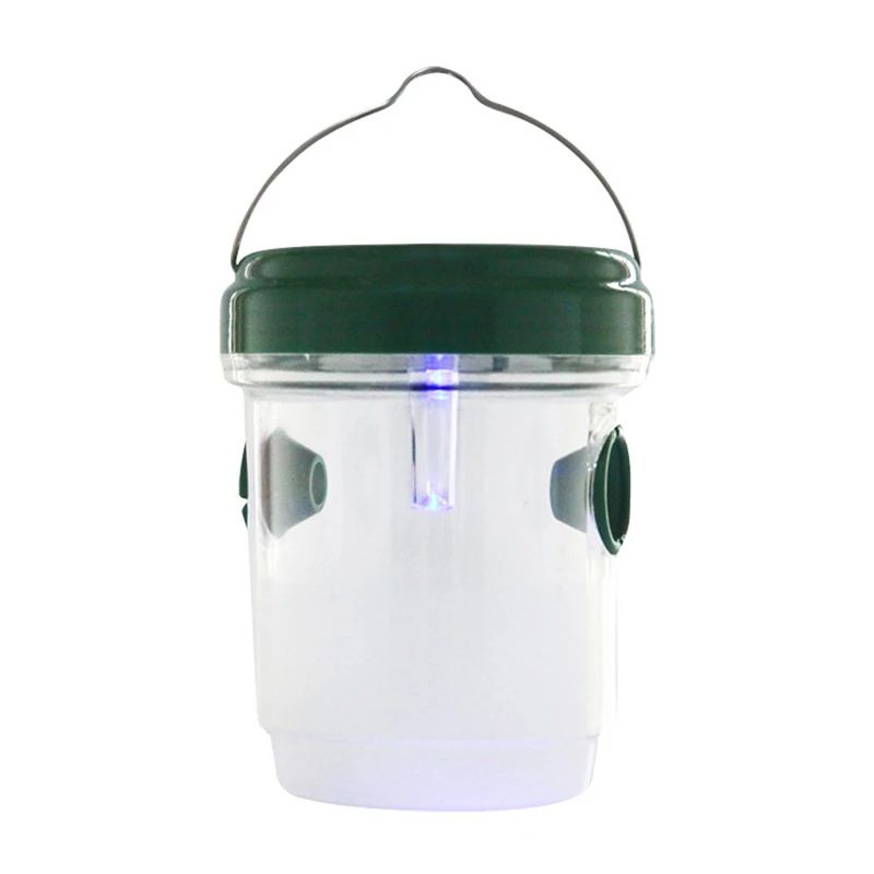 Solar LED Solar Wasp Trap Outdoor Fruit Fly Trap Reusable Hanging Insect Catcher For Garden Orch 3