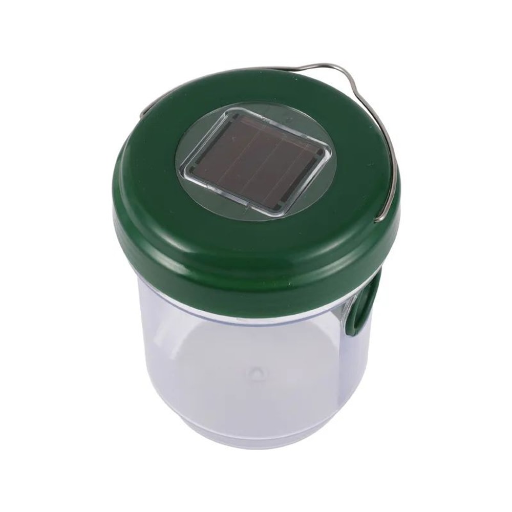 Solar LED Solar Wasp Trap Outdoor Fruit Fly Trap Reusable Hanging Insect Catcher For Garden Orch 5