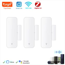 smart wifi zigbee door sensor for home security & automation