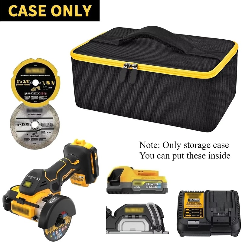 DEWALT Tool Bag Storage Organizer Durable Carrying Case For 20V MAX Cut Off Tool DCS438B 2
