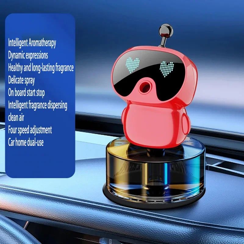Smart Rechargeable Car Air Freshener Diffuser Intelligent Aroma With Adjustable Scent 25