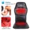 KLASVSA DualMode Electric Back Massager Heated Massage Cushion With Vibration Full Back Neck Lum