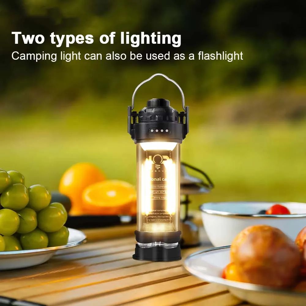 DOTWISE Retro LED Camping Lantern With 3000mAh Rechargeable Battery 3
