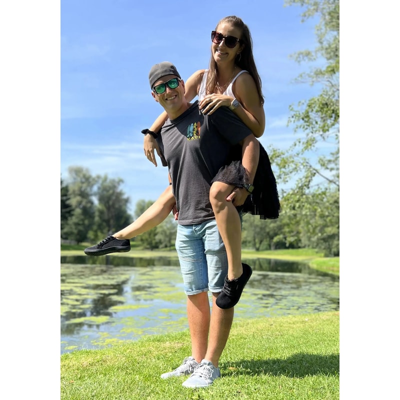 HOBIBEAR Wide Toe Box Barefoot Shoes Zero Drop Trail Minimalist Walking Sneakers Unisex 15