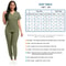 Stretch Nursing Scrubs Set For Women Breathable Medical Scrubs Top Jogger Pants 1