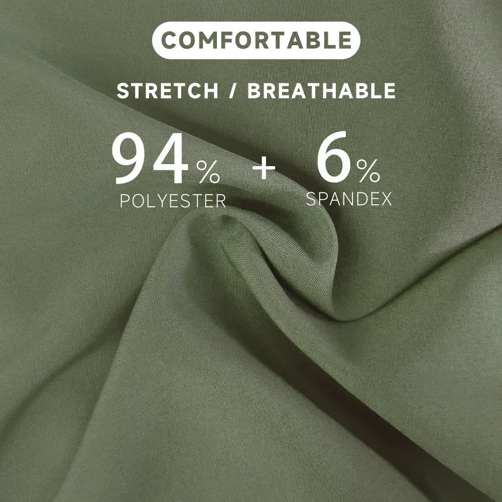 Stretch Nursing Scrubs Set For Women Breathable Medical Scrubs Top Jogger Pants 3