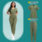 Stretch Nursing Scrubs Set For Women Breathable Medical Scrubs Top Jogger Pants 8