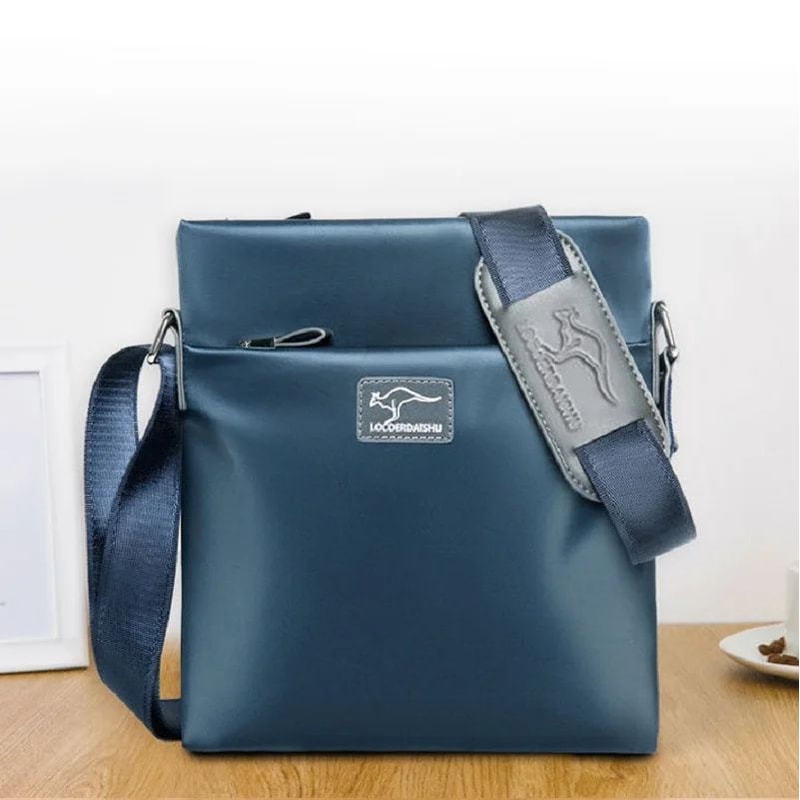 Mens Waterproof Oxford Sling Crossbody Bag With AntiTheft Lock HighCapacity Travel Work Strap Bag 1