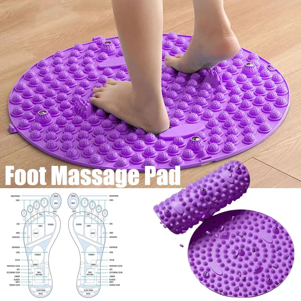 Foot Acupressure Mat PressurePoint Foot Massage Pad For Daily Relief Balance 0