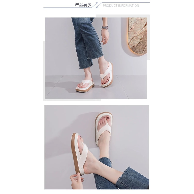 Everyday Comfort Platform Sandals Trendy Womens Summer FlipFlops 17