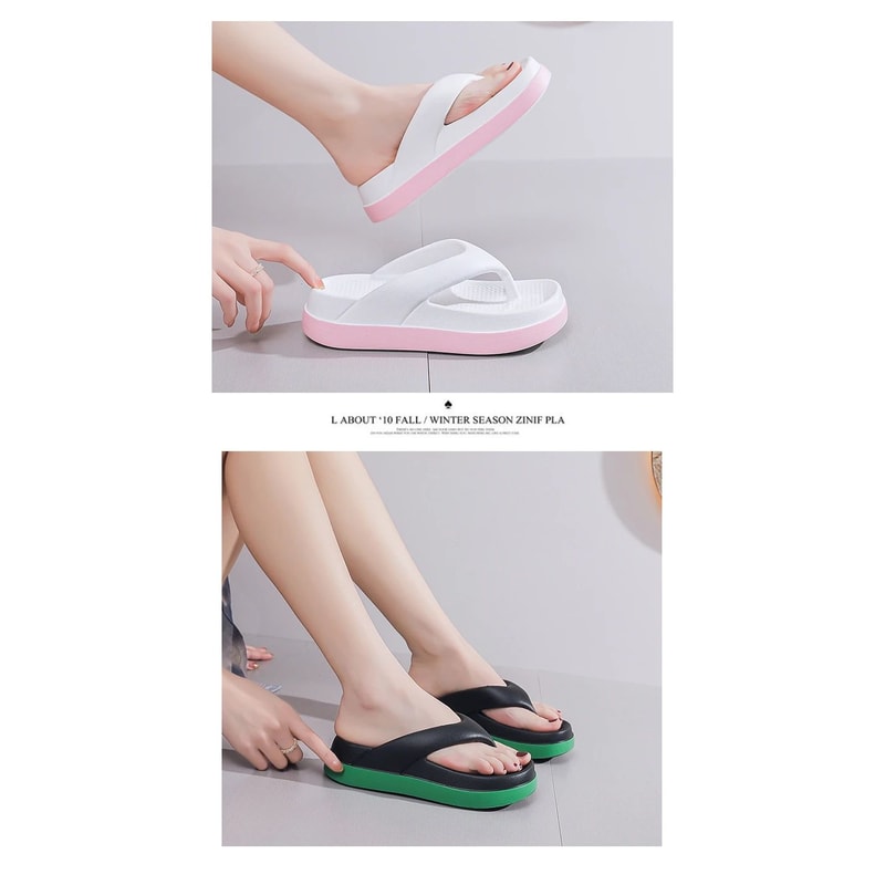 Everyday Comfort Platform Sandals Trendy Womens Summer FlipFlops 21