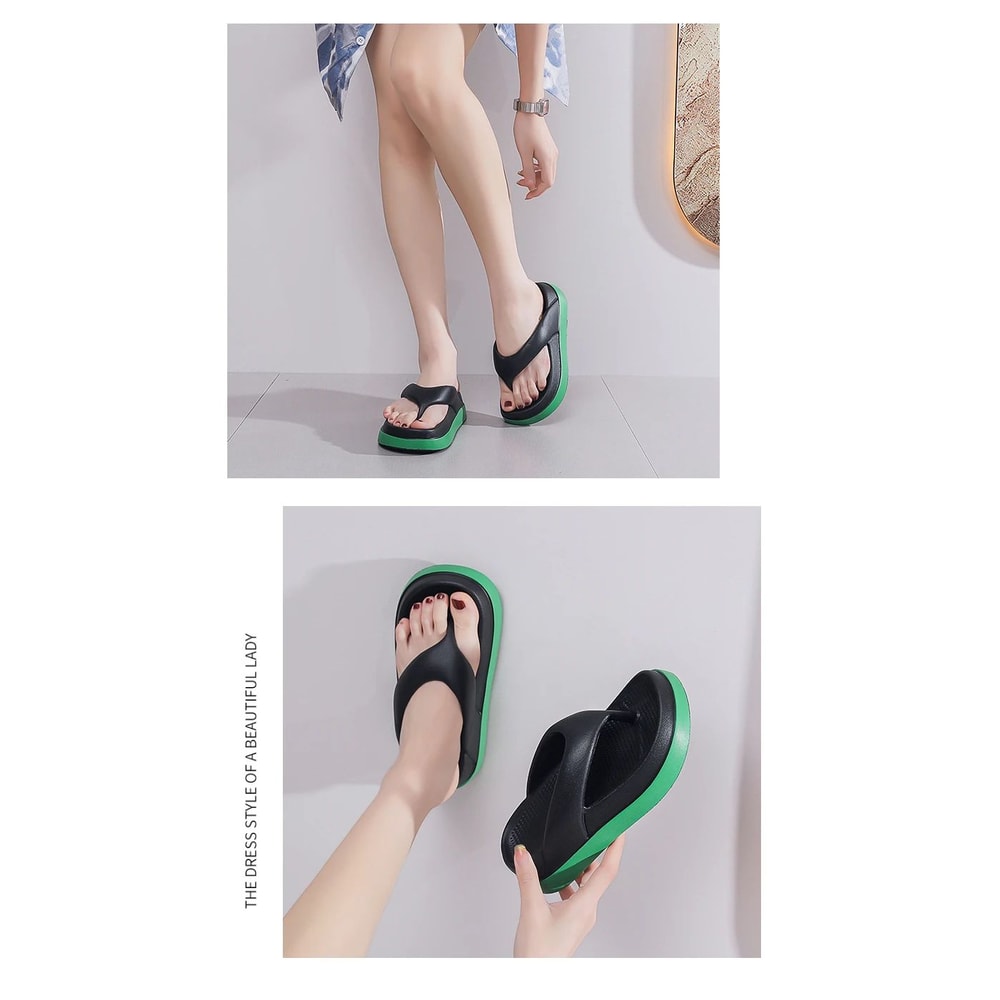 Everyday Comfort Platform Sandals Trendy Womens Summer FlipFlops 22