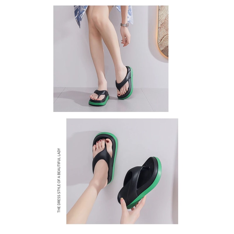 Everyday Comfort Platform Sandals Trendy Womens Summer FlipFlops 22