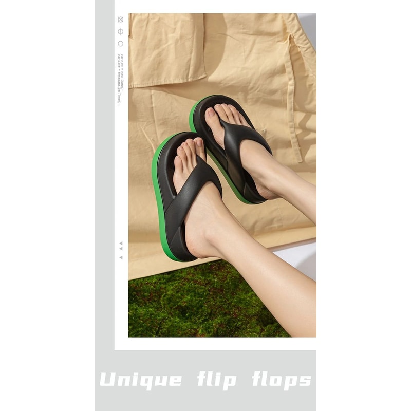 Everyday Comfort Platform Sandals Trendy Womens Summer FlipFlops 6