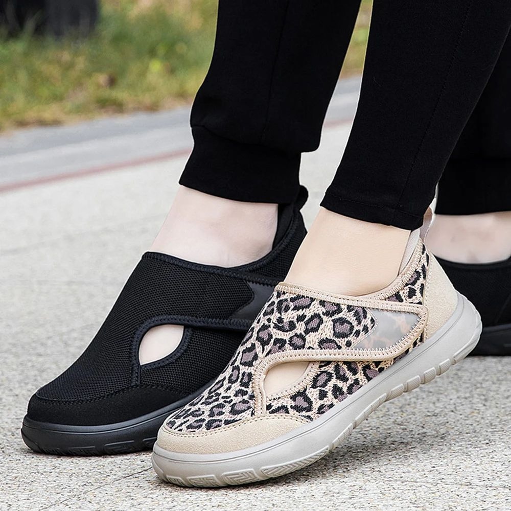 ComfortEase Diabetic Wide Walking Shoes With Adjustable Closure For Swollen Feet 4