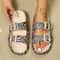 LeopardPrint Cloud Comfort Beach Slides ThickSole Summer Women Comfort Slippers 7