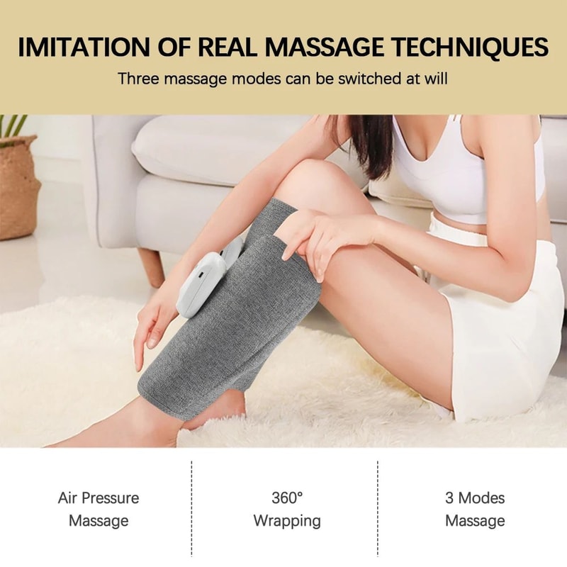 Premium Wireless 360 Air Compression Calf Leg Massager Deep Muscle Relief Circulation Therapy 1