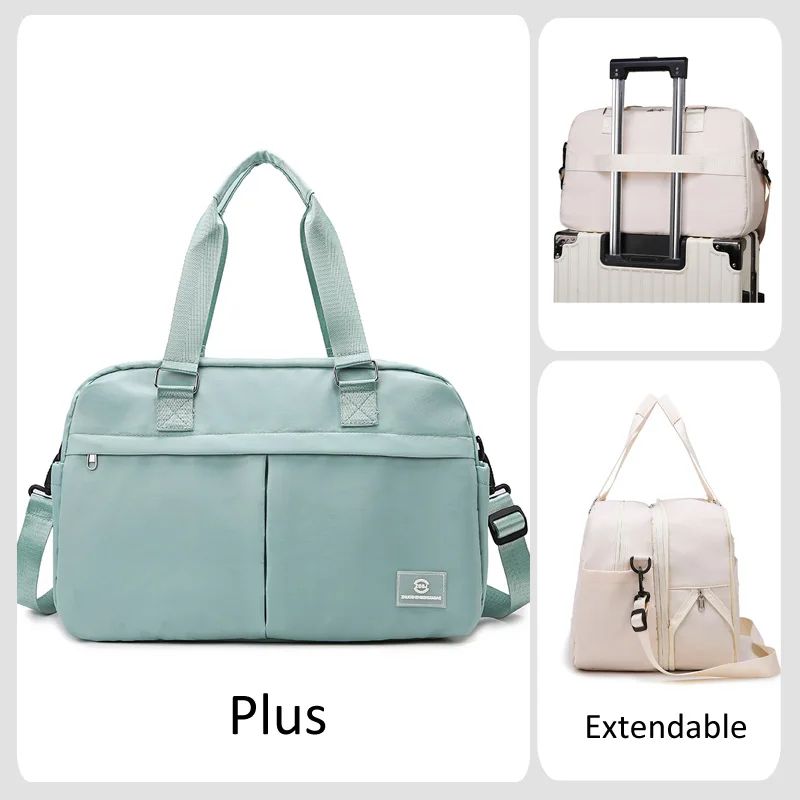 Expandable MultiCompartment Weekender Travel Duffel CarryOn 16