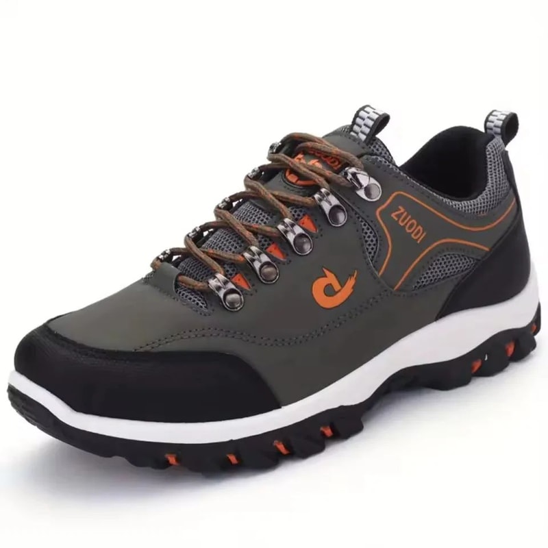 UrbanFlex Mens Leather Sneakers Lightweight LaceUp Casual Walking Shoes 7