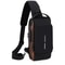 Classic PU Leather Mens Crossbody Bag AntiTheft Sling Chest Bag For Travel Daily Carry 8