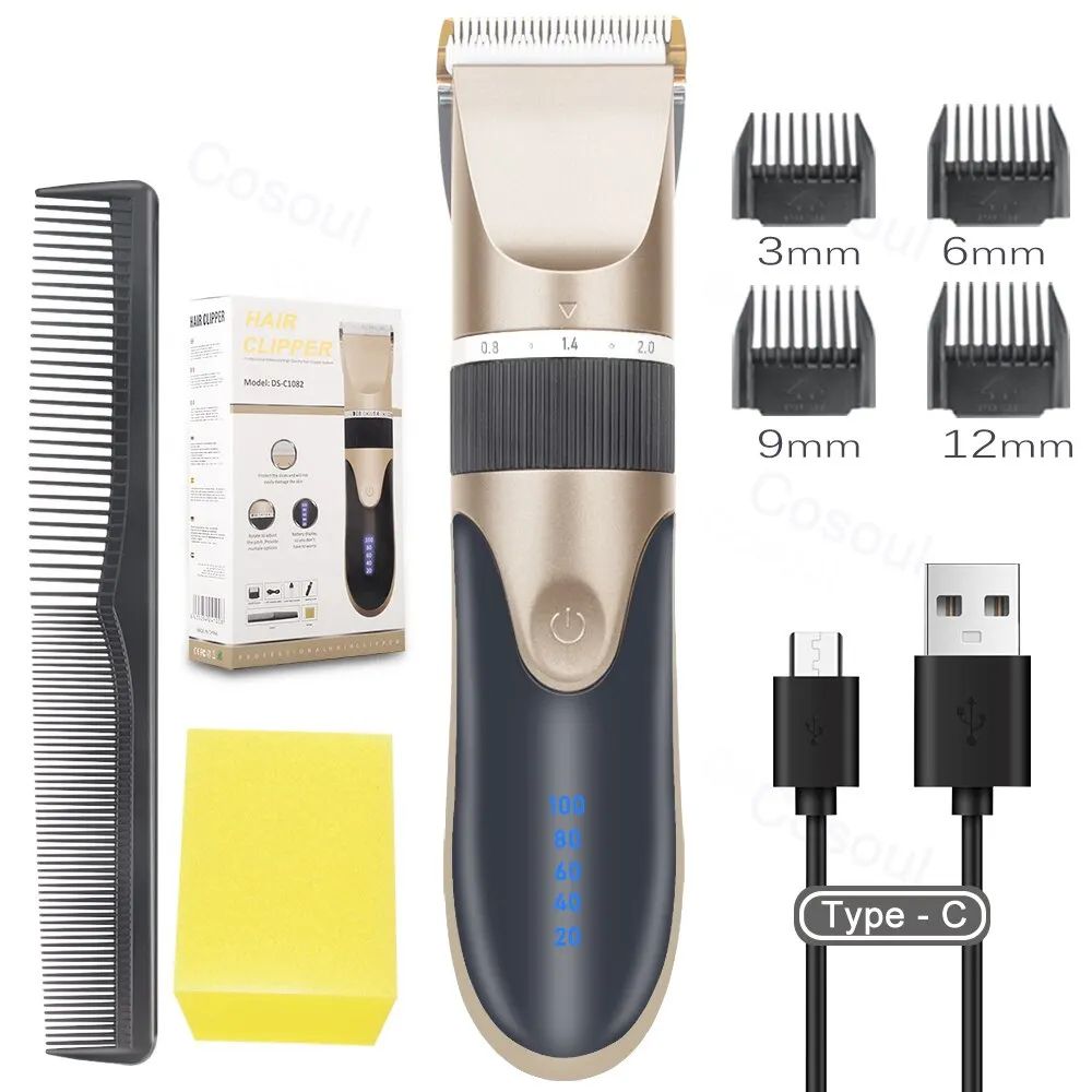 ProCut Elite Cordless Hair Clipper Rechargeable Hair Trimmer Professional Barber Hair Cutting Mac 5