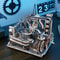 ROKR Motorized Marble Spaceport 3D Wooden Puzzle Marble Run Model Kit STEM Building Toy 1