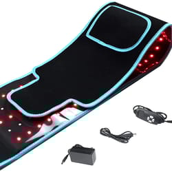 premium dual-wavelength red & infrared light therapy belt – full-body slimming & led fat-burning wrap