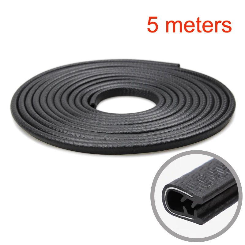 Universal Car Door Edge Protector Strip 10M AntiScratch Car Door Edge Protector Sealing Guard Tri 7