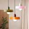 Nordic Elegance Retro Glass Pendant Light LED Indoor Hanging Light Fixture For Living Room Dining 0