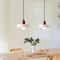 Nordic Elegance Retro Glass Pendant Light LED Indoor Hanging Light Fixture For Living Room Dining 5