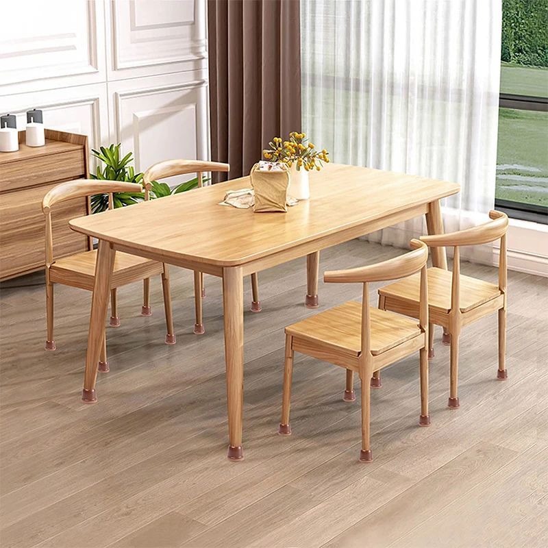 Premium Chair Leg Caps HeavyDuty Rubber Feet Felt Furniture Leg Protectors Fits Round Square Leg 4